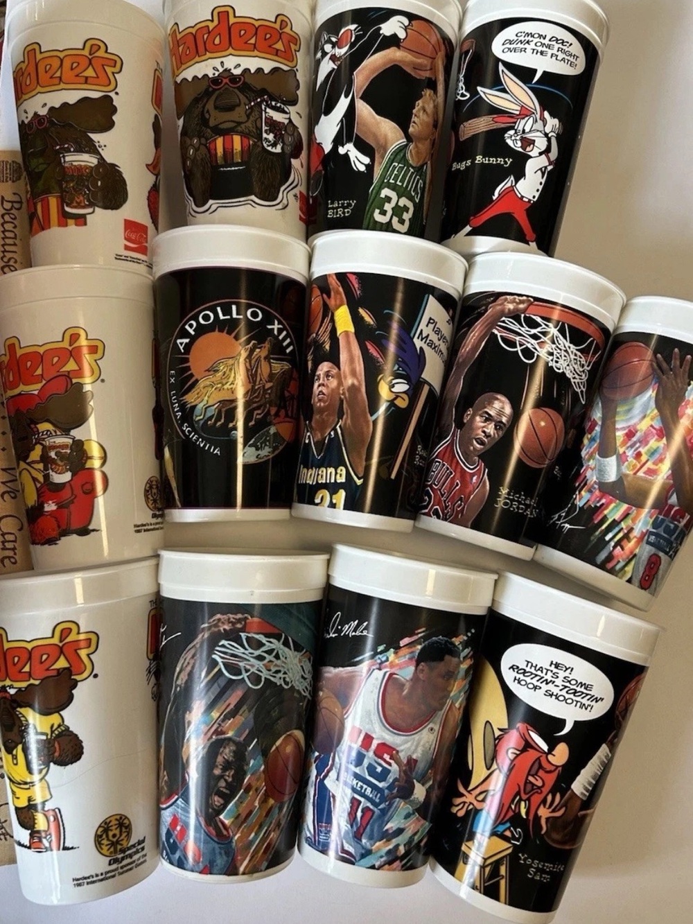 Vintage McDonald’s cups Hardee’s
